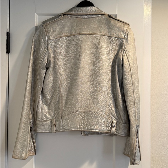 IRO Metallic Leather Jacket - Picture 6 of 6